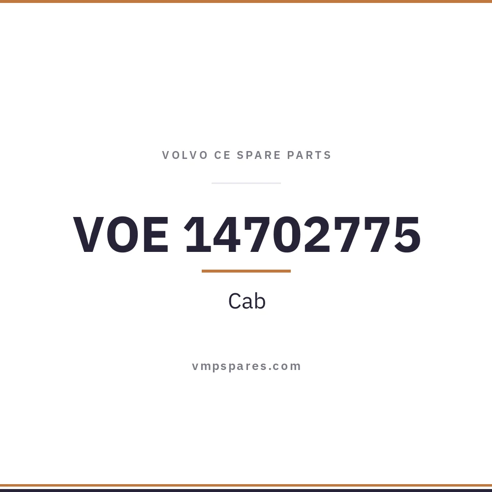 VOE 14702775 – Cab
