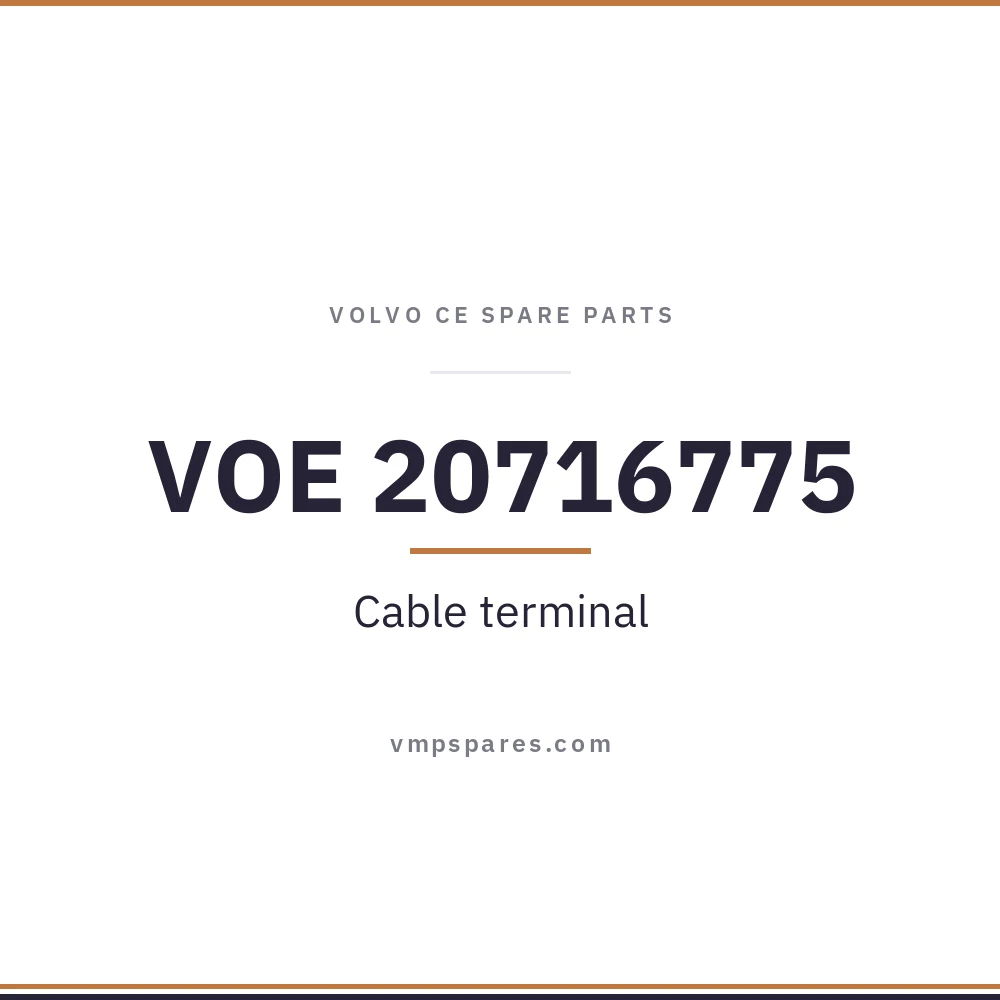 VOE 20716775 – Cable terminal