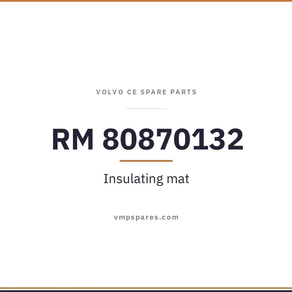RM 80870132 – Insulating mat