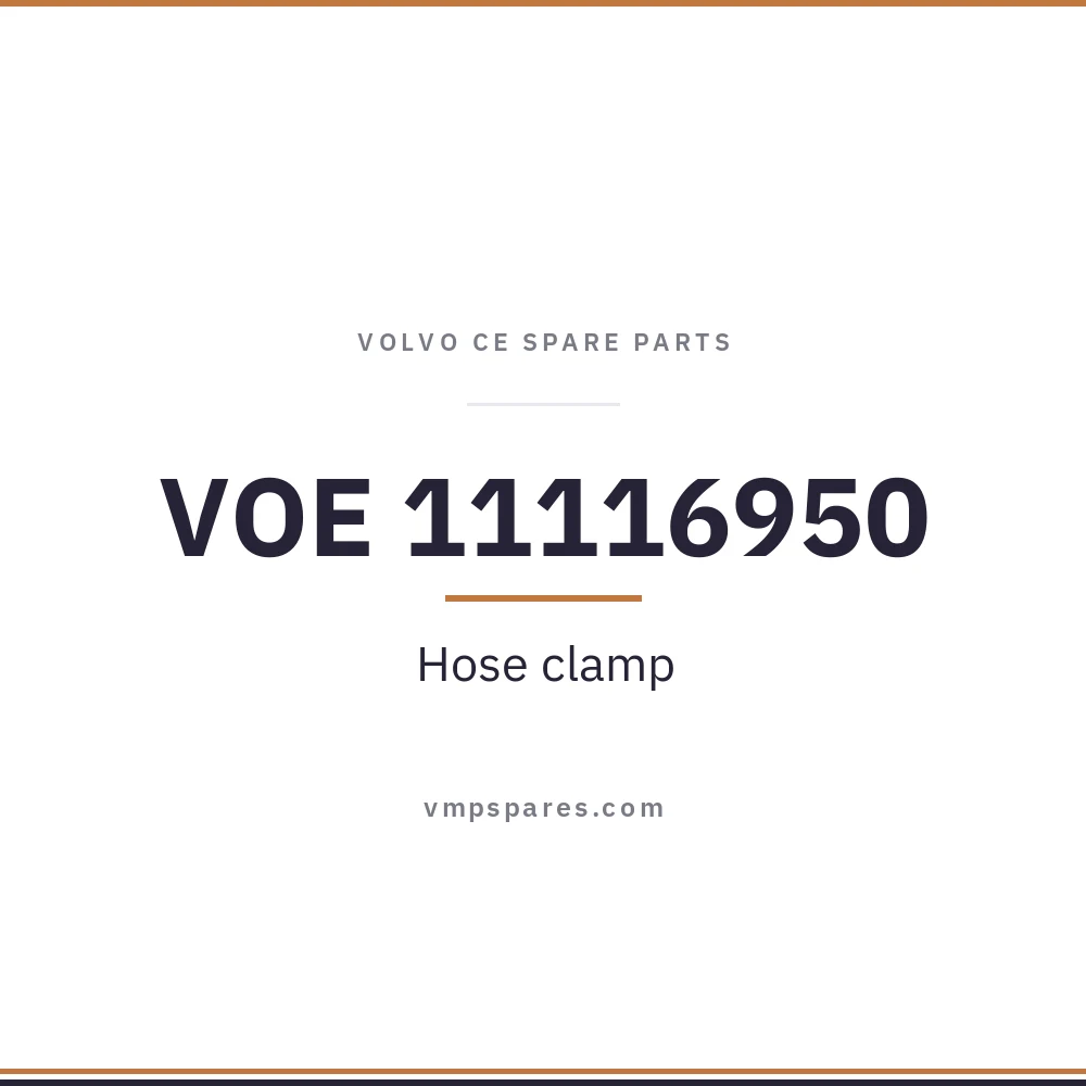 VOE 11116950 – Hose clamp