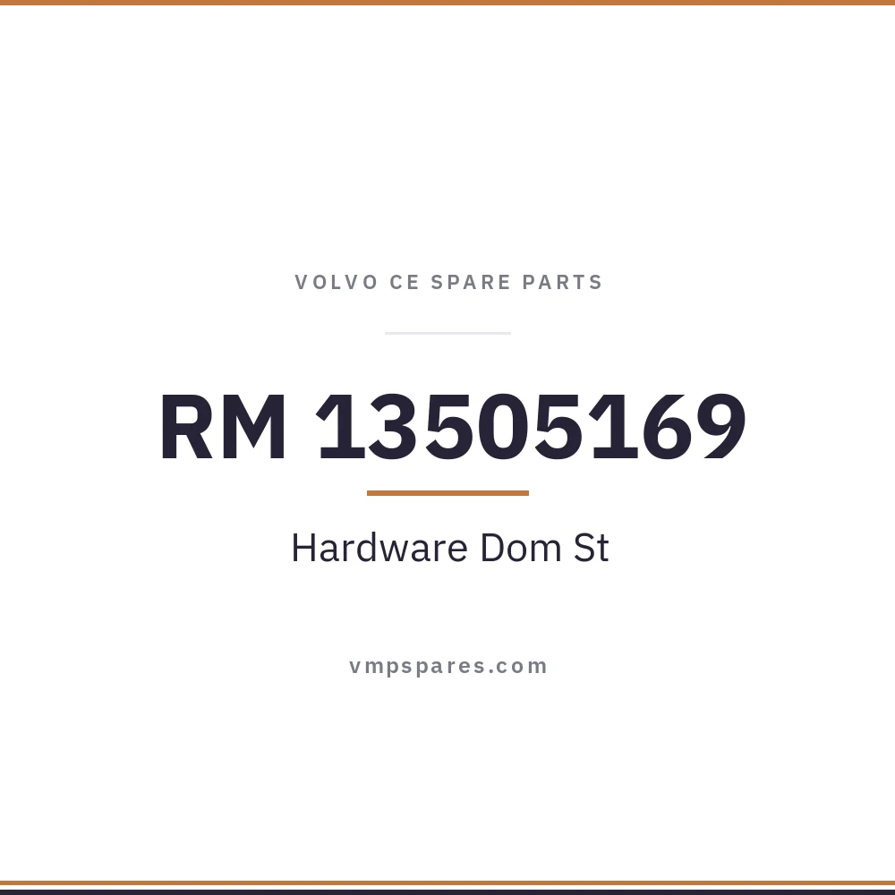 RM 13505169 – Hardware Dom St
