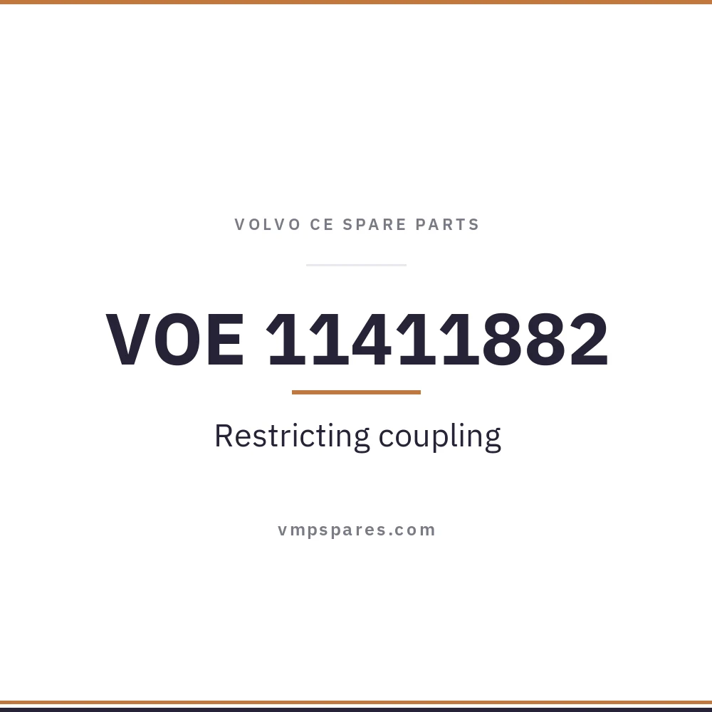 VOE 11411882 – Restricting coupling