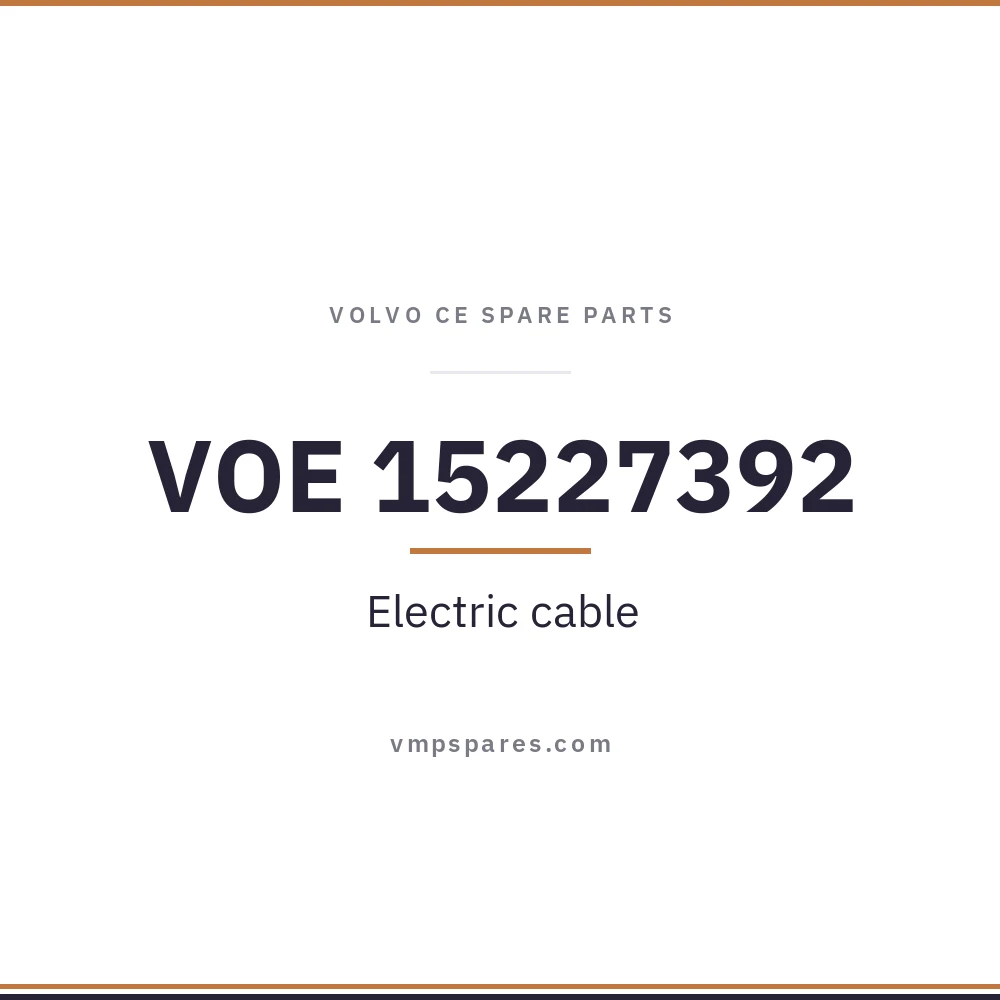 VOE 15227392 – Electric cable
