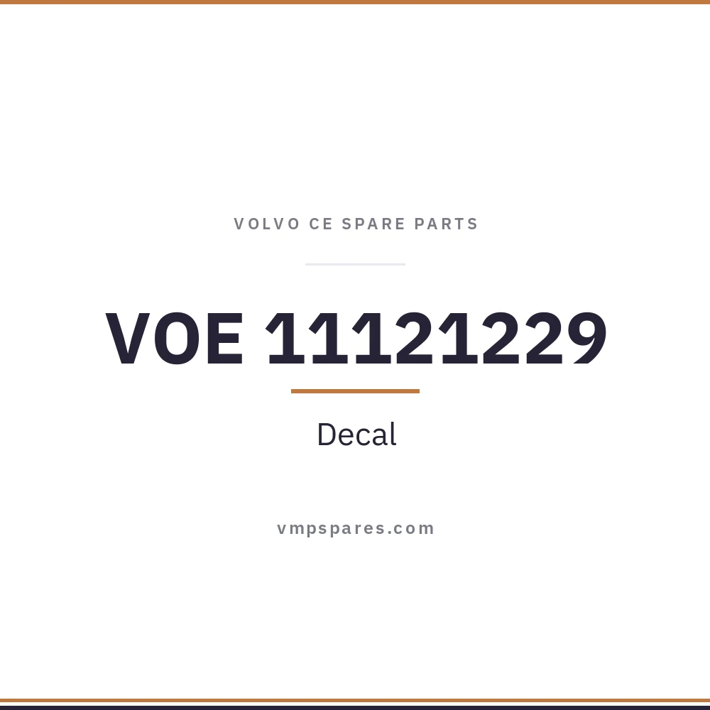 VOE 11121229 – Decal