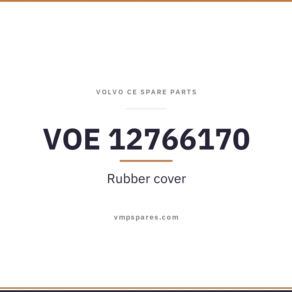 VOE 12766170 – Rubber cover