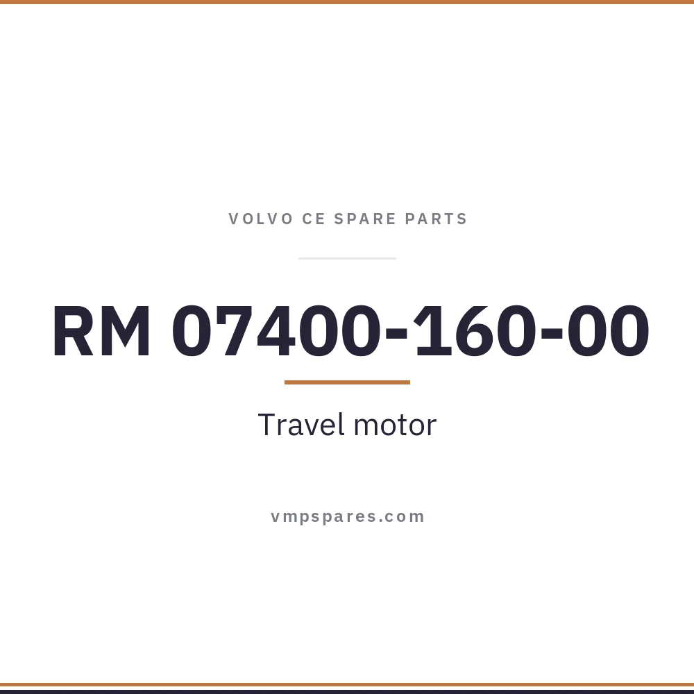 RM 07400-160-00 – Travel motor