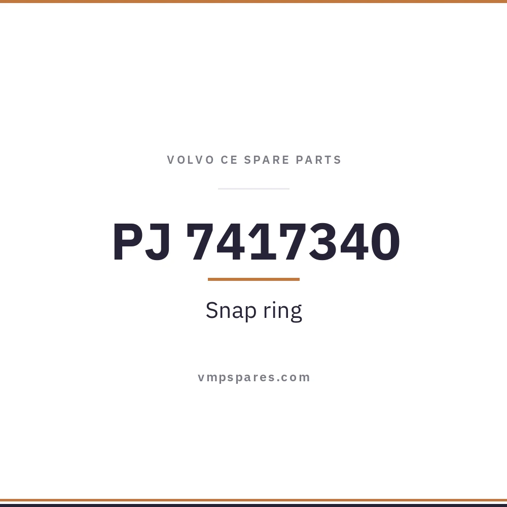 PJ 7417340 – Snap ring