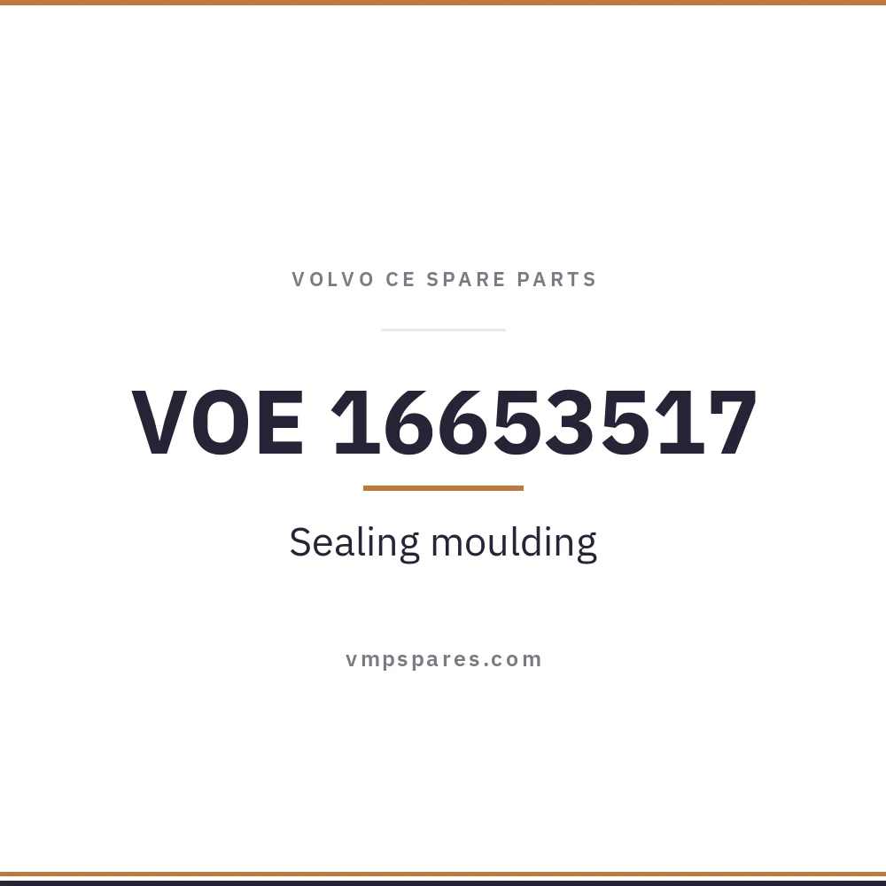 VOE 16653517 – Sealing moulding