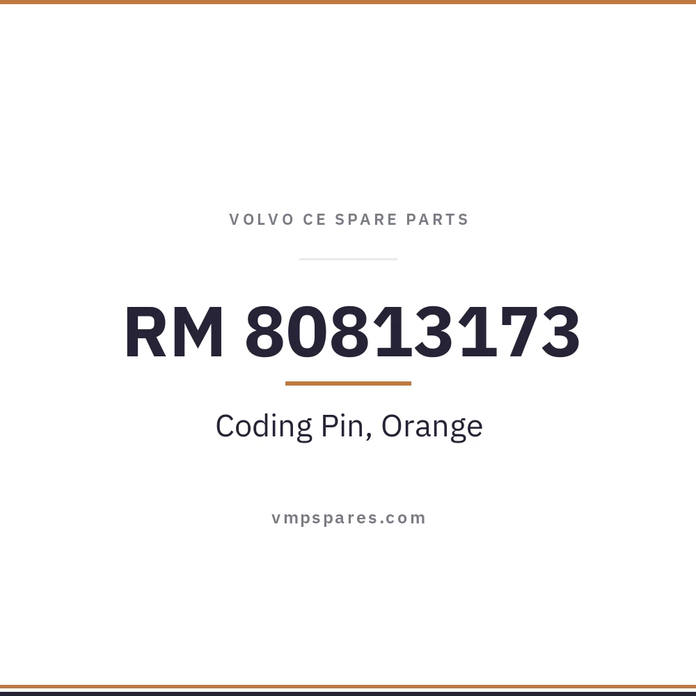 RM 80813173 – Coding Pin, Orange