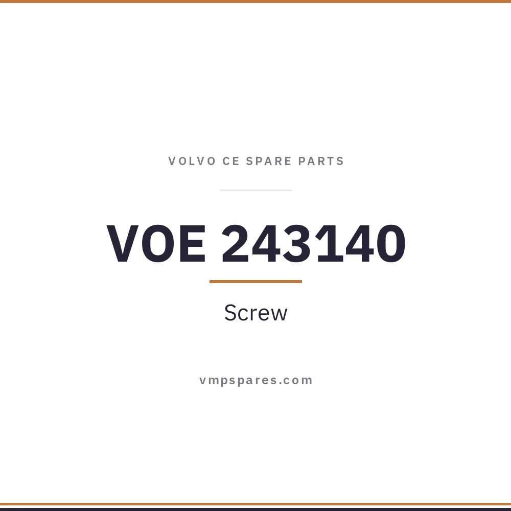 VOE 243140 – Screw