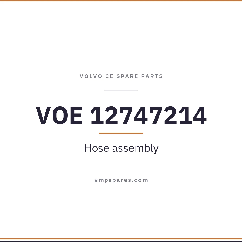 VOE 12747214 – Hose assembly