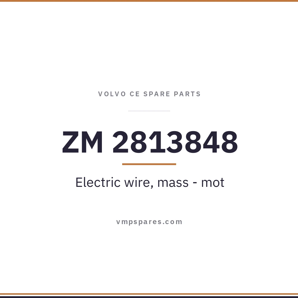 ZM 2813848 – Electric wire, mass – mot