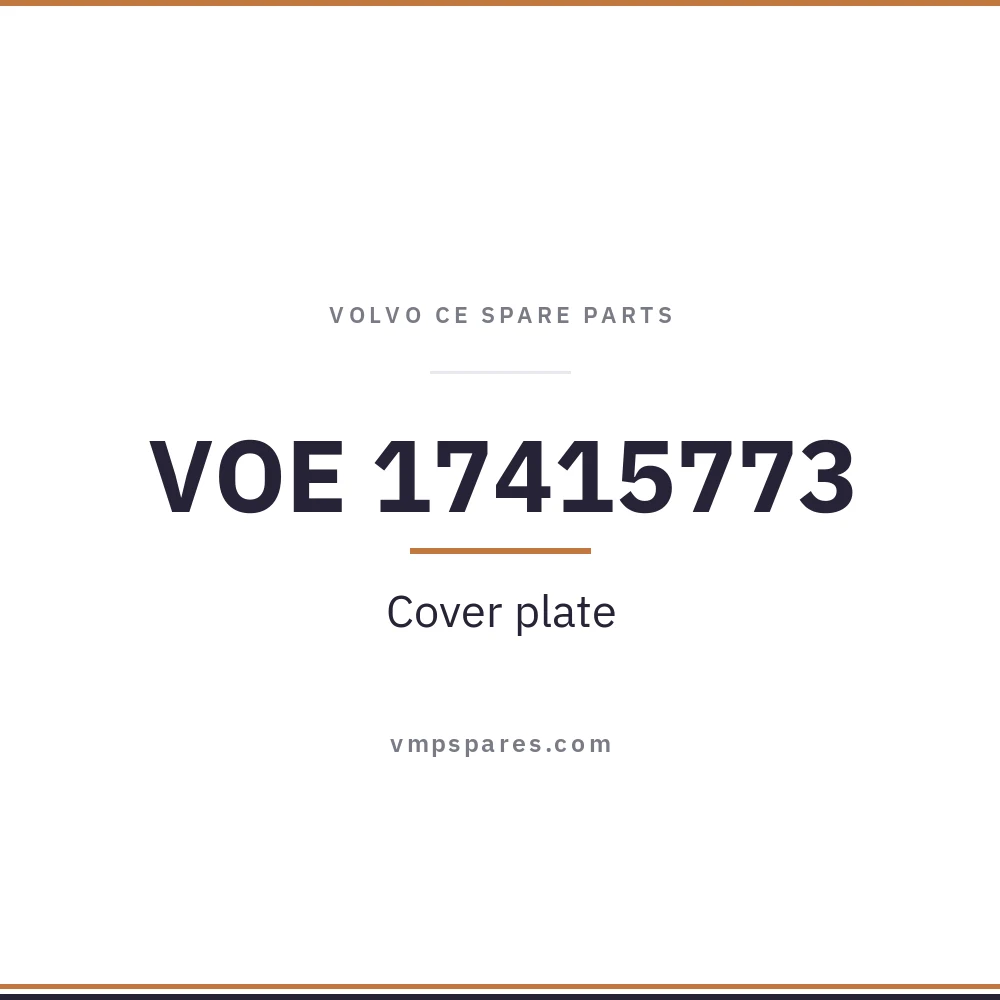 VOE 17415773 – Cover plate
