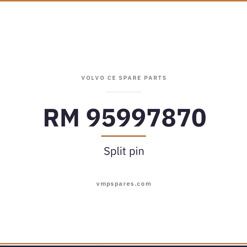 RM 95997870 – Split pin