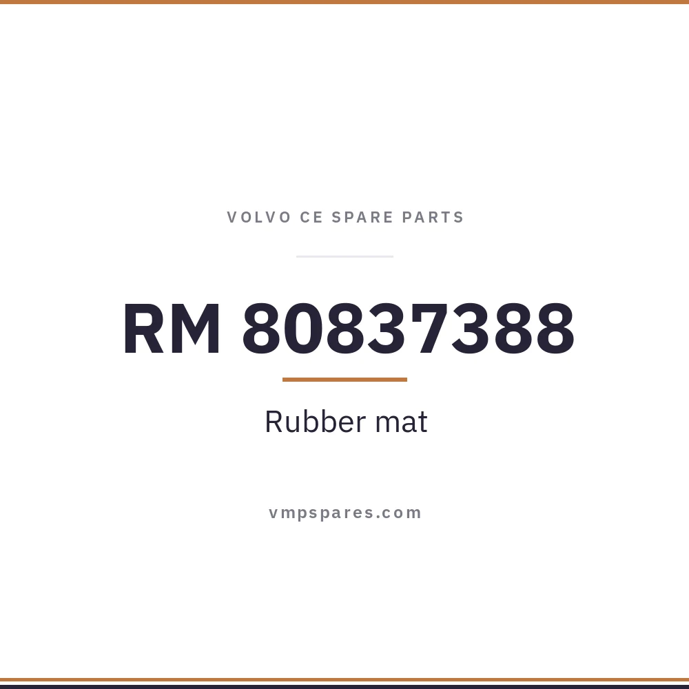 RM 80837388 – Rubber mat