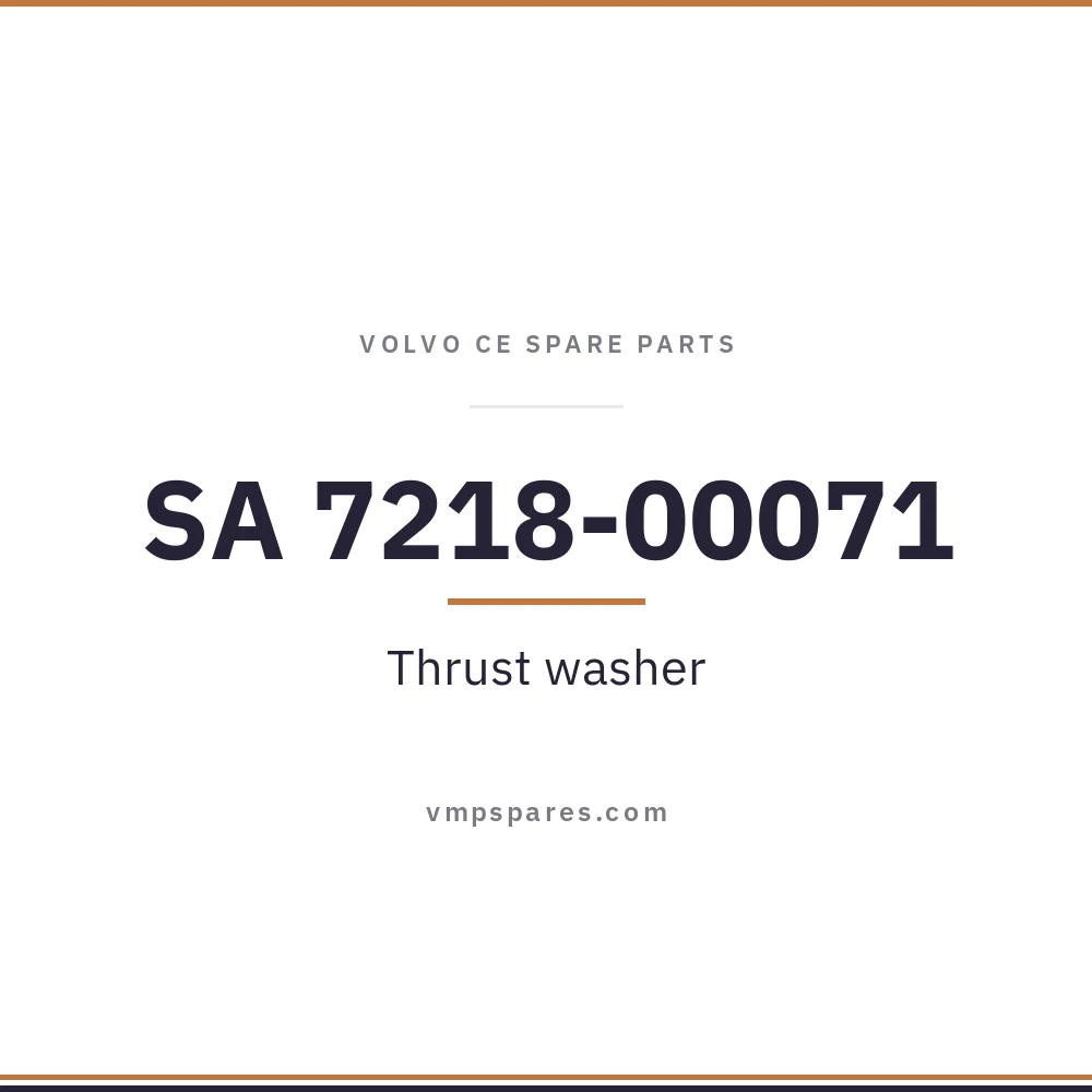 SA 7218-00071 – Thrust washer