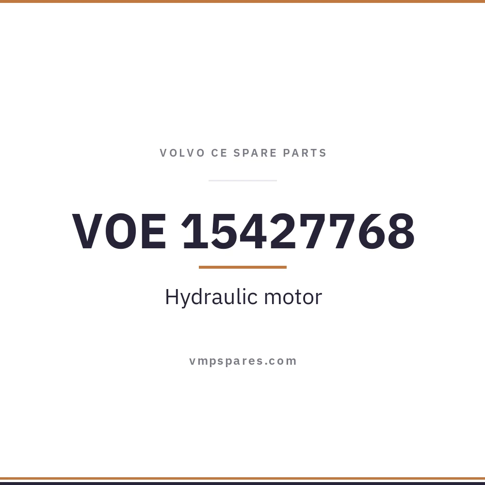 VOE 15427768 – Hydraulic motor