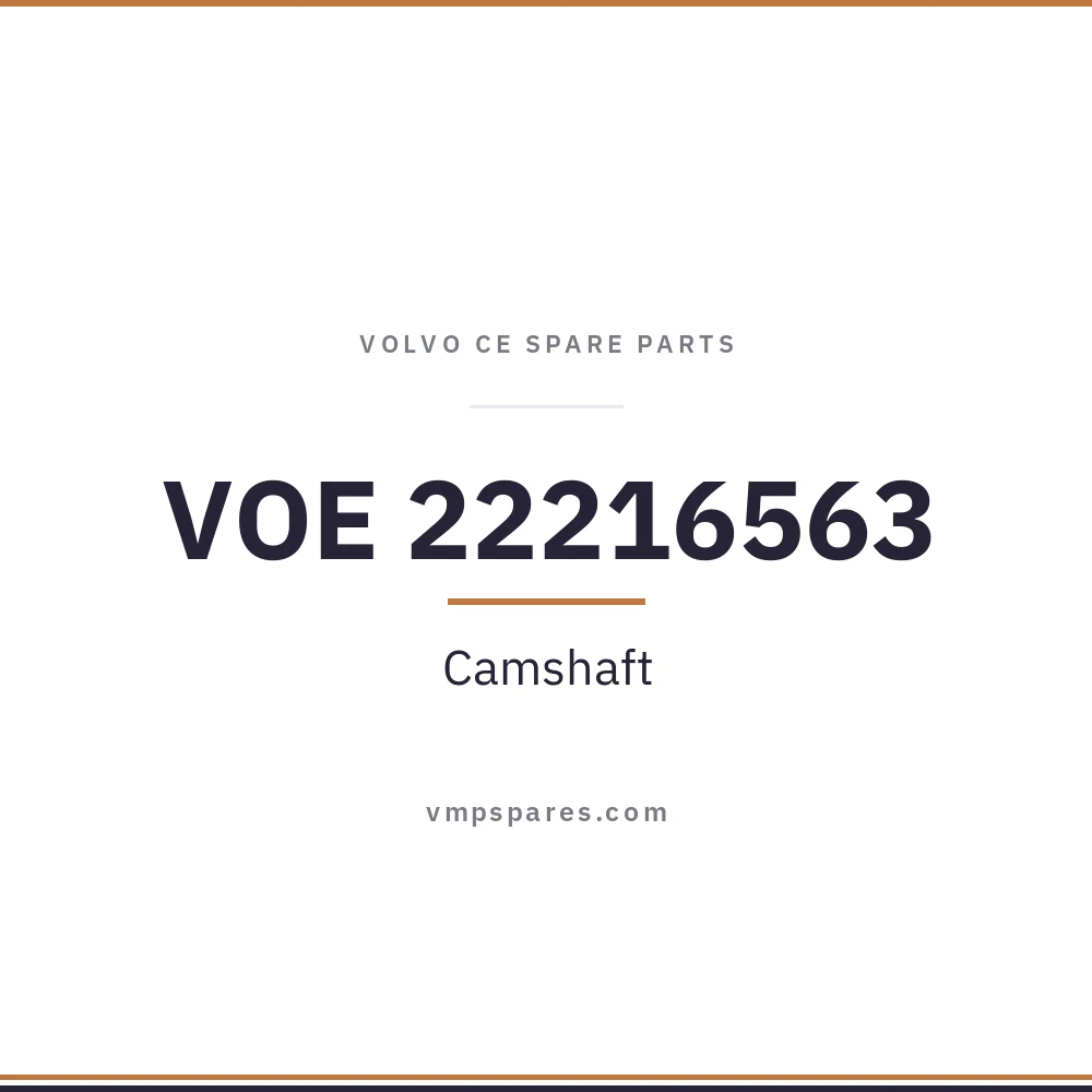 VOE 22216563 – Camshaft