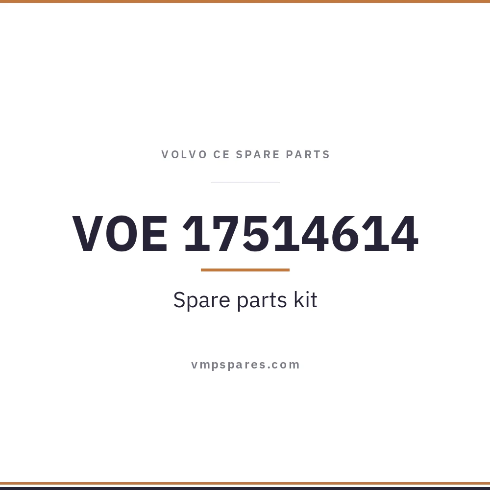 VOE 17514614 – Spare parts kit