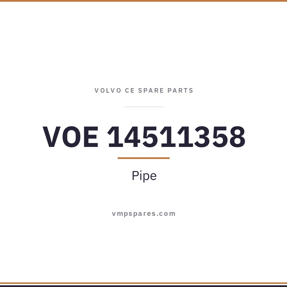 VOE 14511358 – Pipe