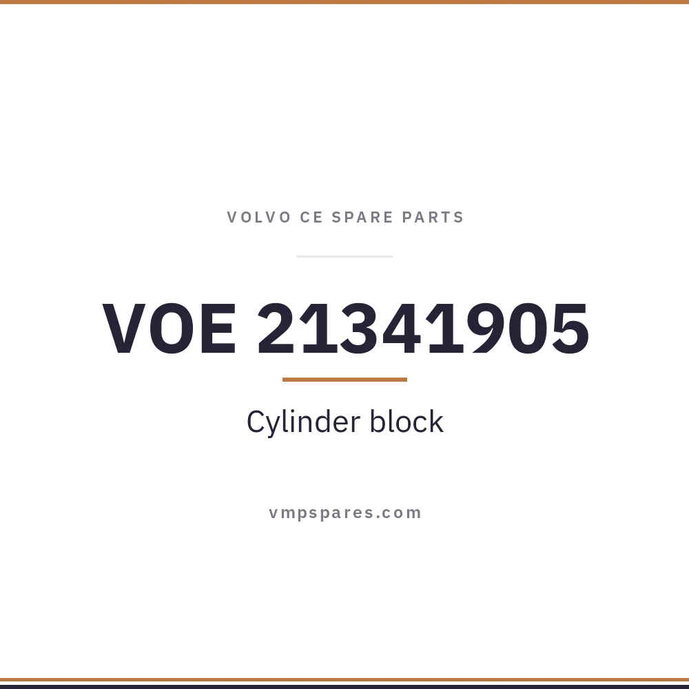 VOE 21341905 – Cylinder block