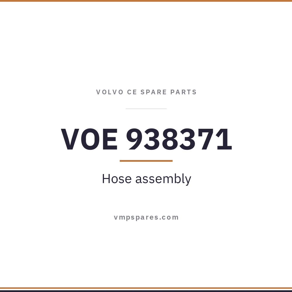 VOE 938371 – Hose assembly
