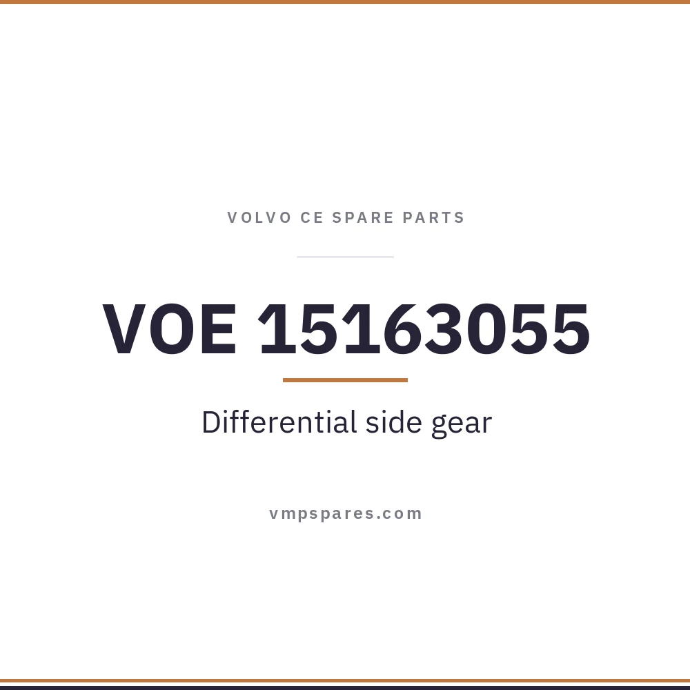 VOE 15163055 – Differential side gear