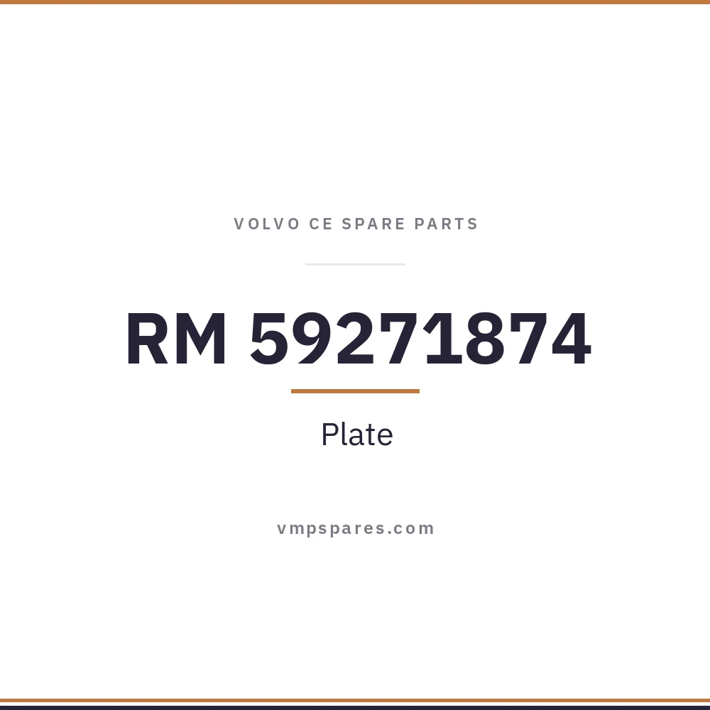 RM 59271874 – Plate