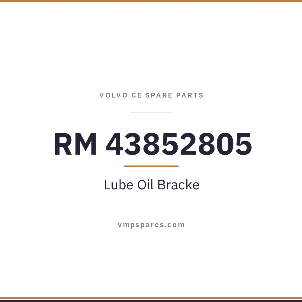 RM 43852805 – Lube Oil Bracke