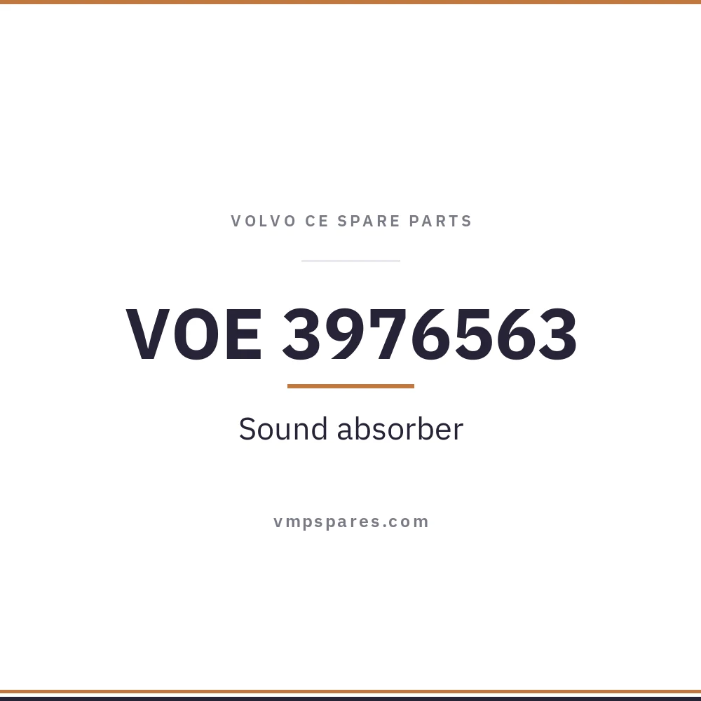 VOE 3976563 – Sound absorber