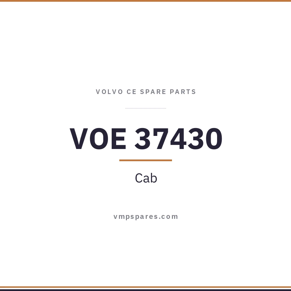 VOE 37430 – Cab
