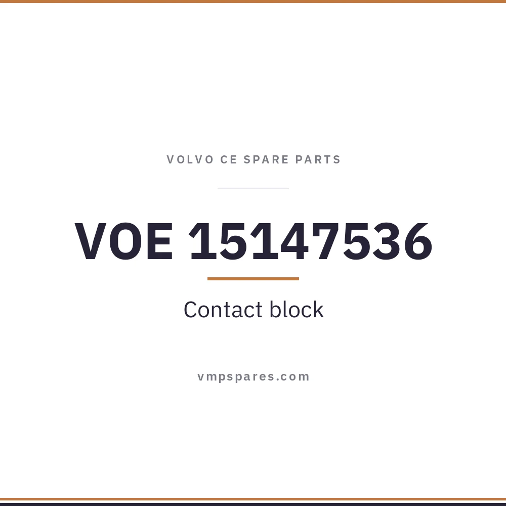 VOE 15147536 – Contact block