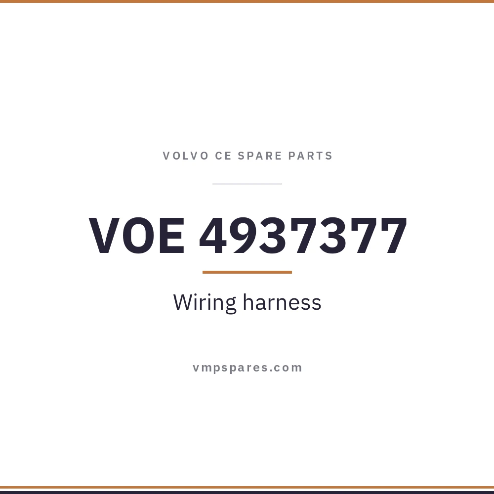 VOE 4937377 – Wiring harness