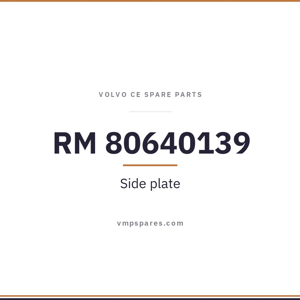 RM 80640139 – Side plate
