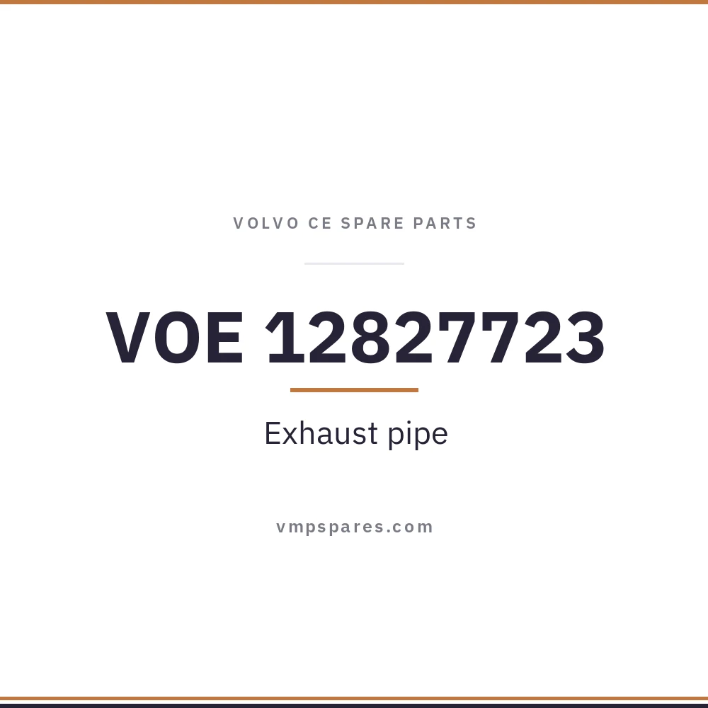 VOE 12827723 – Exhaust pipe