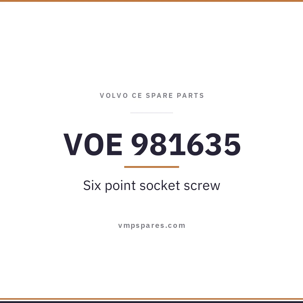 VOE 981635 – Six point socket screw