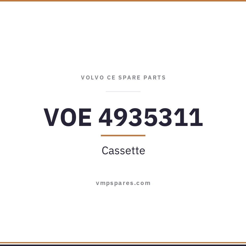 VOE 4935311 – Cassette