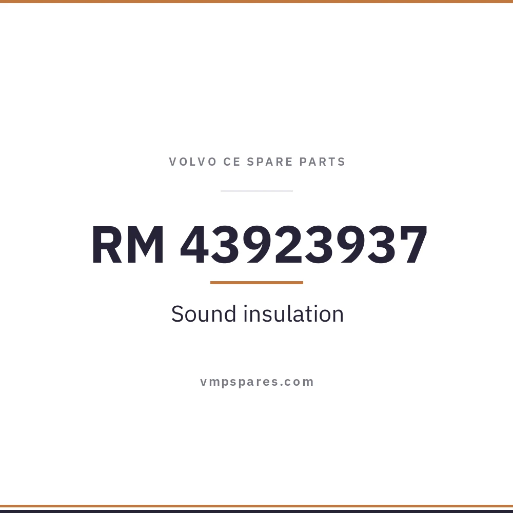 RM 43923937 – Sound insulation