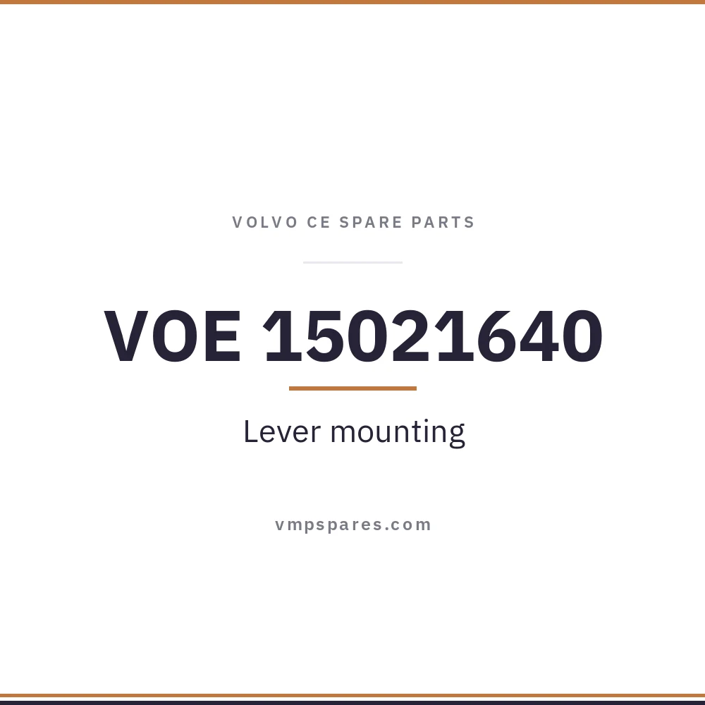 VOE 15021640 – Lever mounting