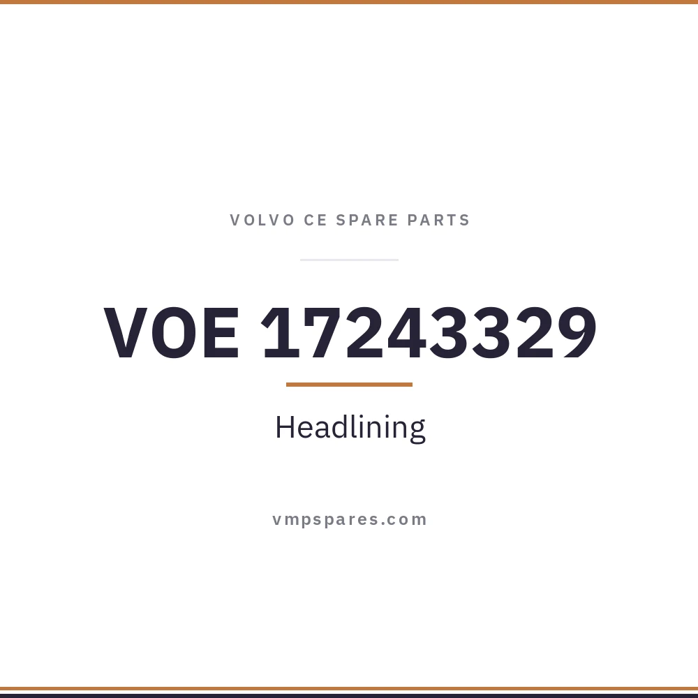 VOE 17243329 – Headlining