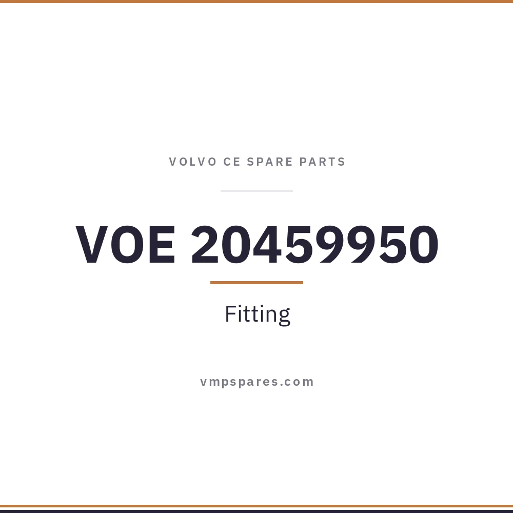 VOE 20459950 – Fitting