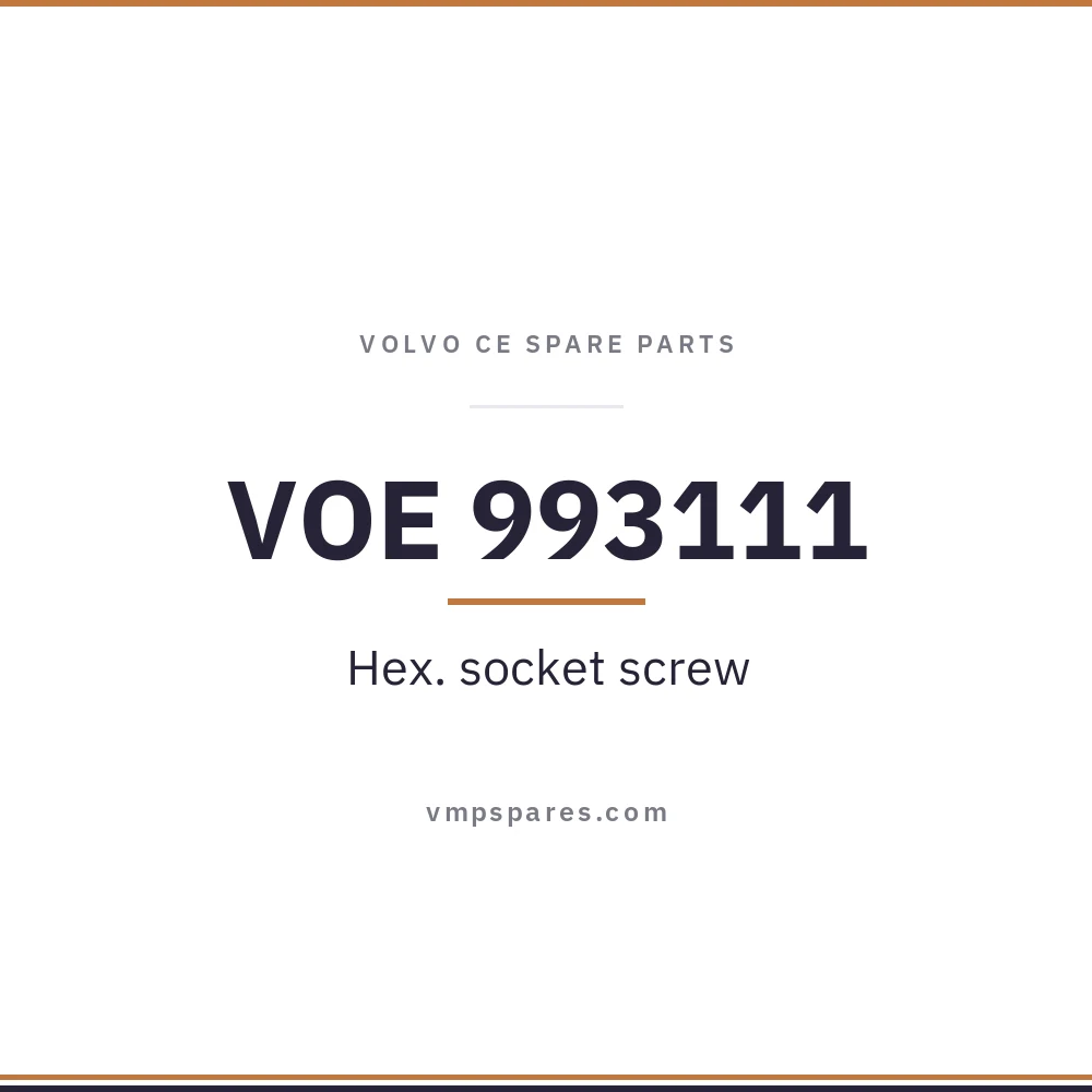 VOE 993111 – Hex. socket screw