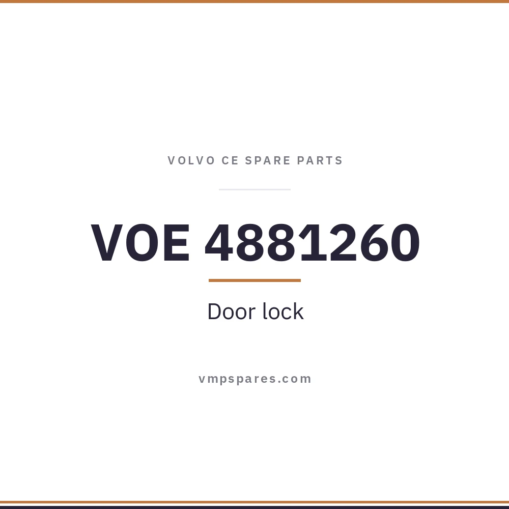 VOE 4881260 – Door lock