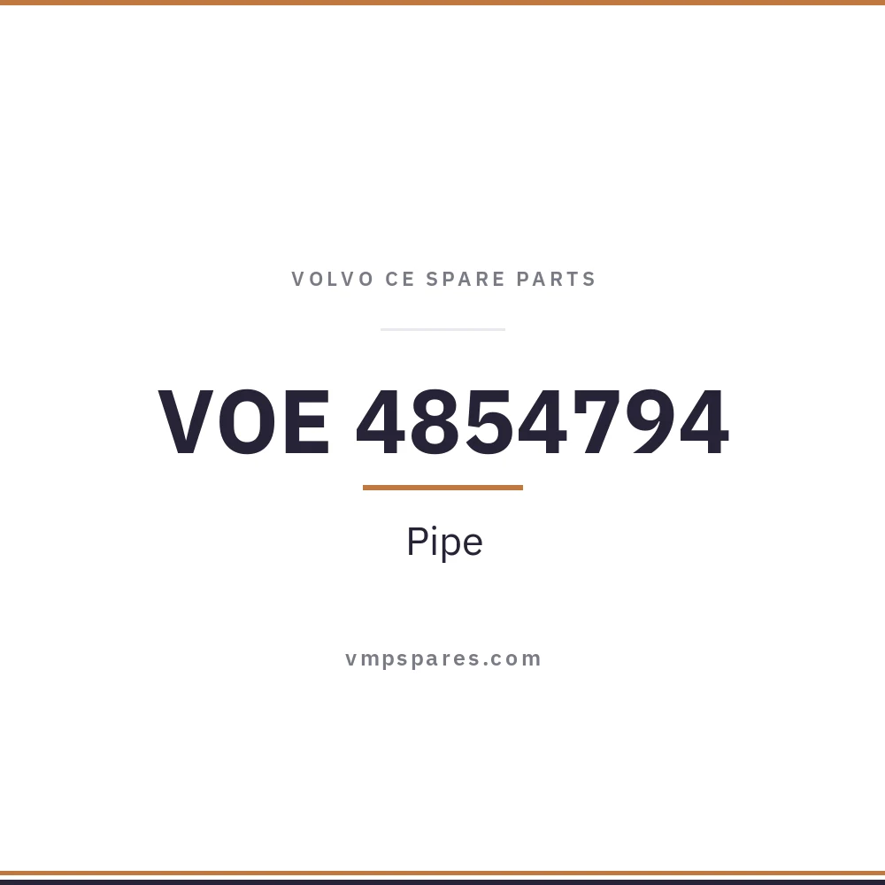VOE 4854794 – Pipe