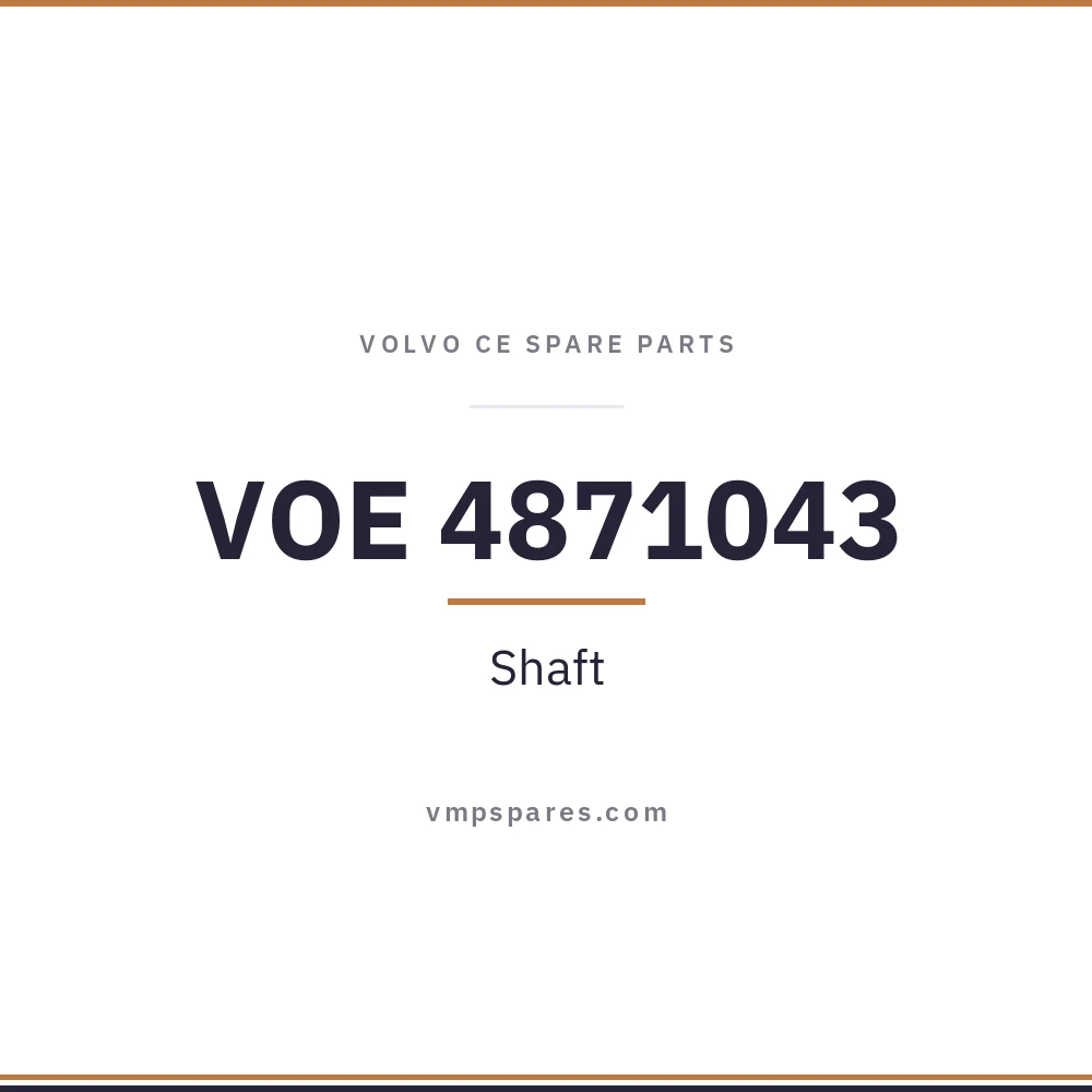 VOE 4871043 – Shaft