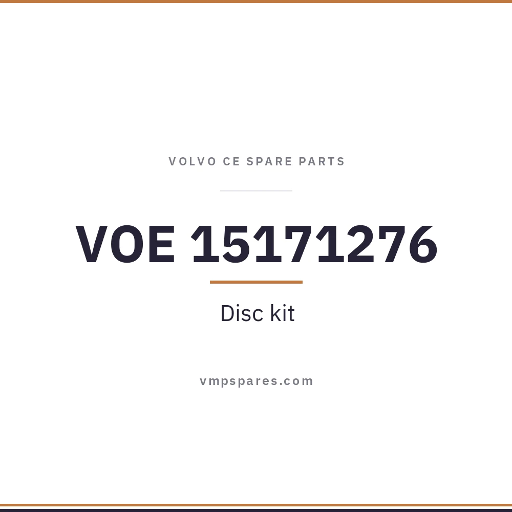 VOE 15171276 – Disc kit