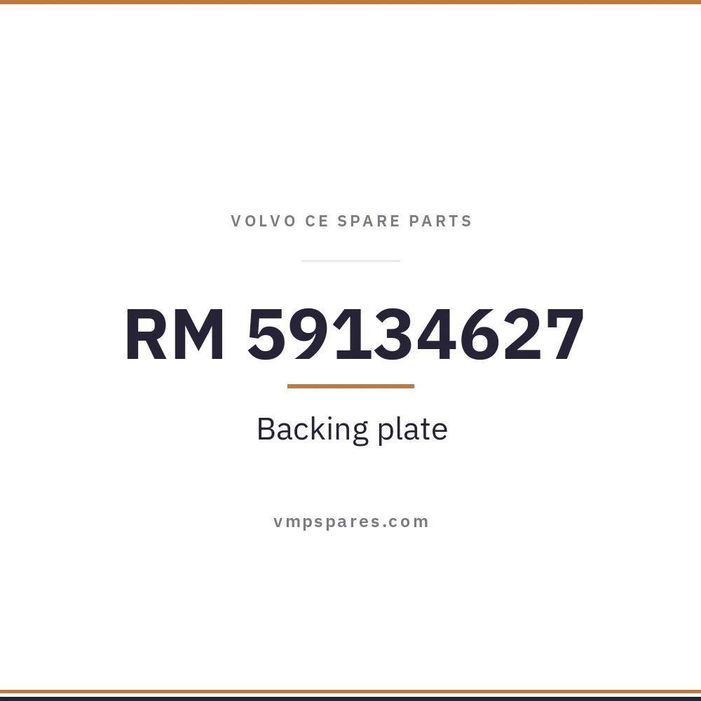 RM 59134627 – Backing plate