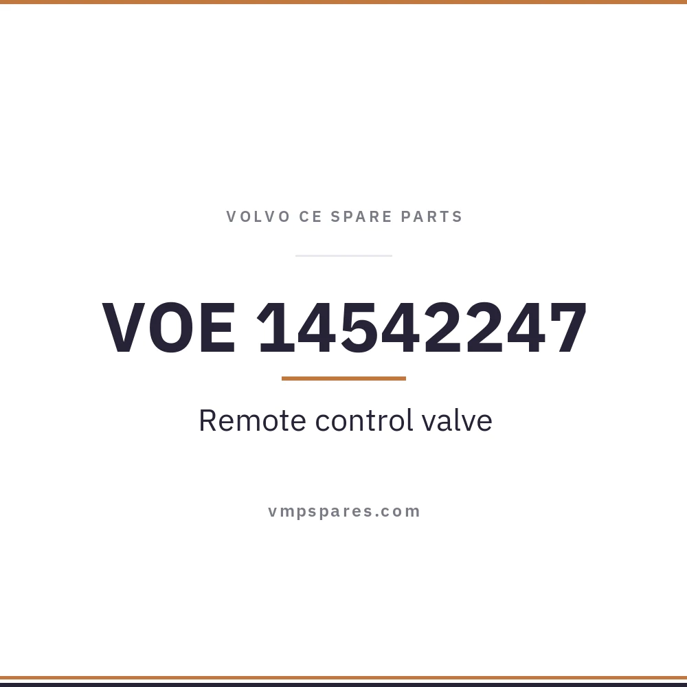 VOE 14542247 – Remote control valve