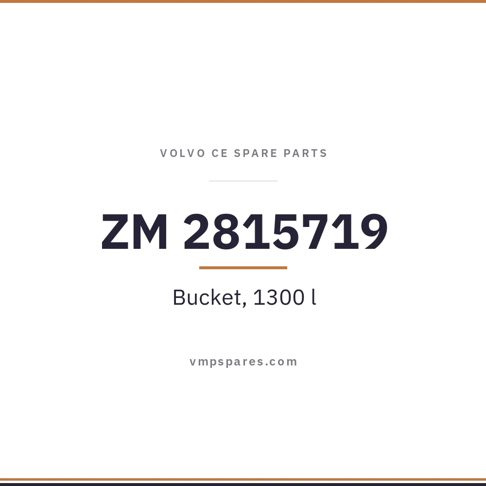 ZM 2815719 – Bucket, 1300 l