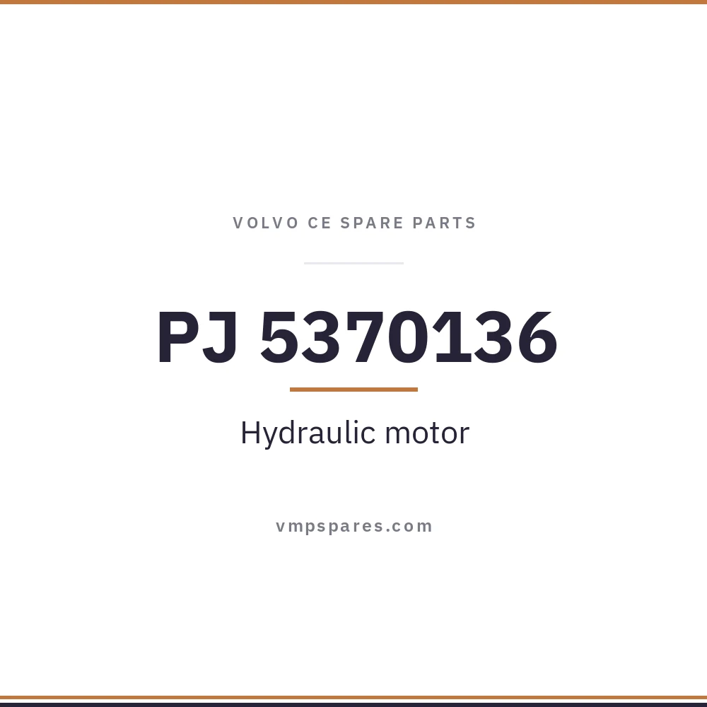 PJ 5370136 – Hydraulic motor